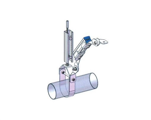 单根管路侧向刚性抗震支吊架